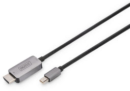 Digitus DB-340109-010-S - Mini DisplayPort naar HDMI kabel - 100cm - Zwart