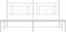 vidaXL - Bedframe - met - hoofdbord - metaal - wit - 180x200 - cm