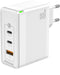 Aisens ASCH-100W3P008-W - Oplader - 100W Power Delivery 3.0 Quick Charge 3.0 - Wit