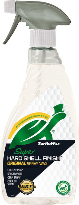 Turtle Wax Super Hard Shell Finish - Spray Wax - Verrijkt met carnauba - 500ml