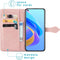 iMoshion Hoesje Geschikt voor Oppo A76 (4G) Hoesje Met Pasjeshouder - iMoshion Mandala Bookcase - Rosé Goud