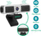 Xeca Webcam - Full HD - Microfoon USB Plug & Play Privacycover - Grijs