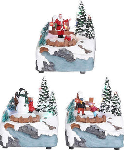 Kerstversiering House of Seasons (11 X 9 X 13,5 CM)