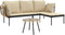 vidaXL - 3-delige - Loungeset - met - kussens - poly - rattan - beige