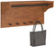 vidaXL - Wandkapstok - SANDNES - 87x30x42 - cm - massief - grenenhout