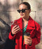 iDeal of Sweden iPhone X - Fashion Hoesje - Krasbestendig - Rood