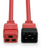 Lindy 30123 - Kabel - C20 naar C19 - Rood/Zwart