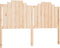 vidaXL - Hoofdbord - 156x4x110 - cm - massief - grenenhout