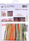 Thea Gouverneur - Borduurpakket met telpatroon - 2062A - Voorgesorteerde DMC Garens - Oranje Klaprozen - Aida - 45 cm x 47 cm - DIY Kit