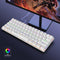 HXSJ V900 - Mechanisch Gaming Toetsenbord - RGB - Blue Switch - 61 Toetsen - QWERTY - Wit