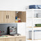 vidaXL - Garagewandkast - sonoma - bewerkt - hout - eikenkleurig