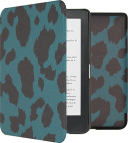 imoshion Ereader Cover / Hoesje - Geschikt voor Kobo Clara HD - imoshion Design Sleepcover Bookcase - Green Leopard