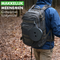 Travelhawk Opvouwbare Kruk - Ultralicht Aluminium Frame - Snel-vouwsysteem - Zwart met Zilver
