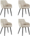 Set van 4 Kick eetkamerstoel Nova - beige