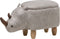 RHINO - Hocker - Grijs - Kunstleer
