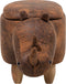RHINO - Hocker - Lichtbruin - Kunstleer