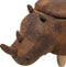 RHINO - Hocker - Lichtbruin - Kunstleer