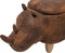 RHINO - Hocker - Lichtbruin - Kunstleer