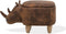 RHINO - Hocker - Lichtbruin - Kunstleer
