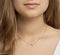 Glams Ketting Hart 1,0 mm 40 + 5 cm - Gerhodineerd Zilver