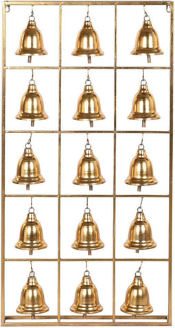Wanddecoratie Home ESPRIT Gouden (Afzuig)kappen 50 x 10 x 97 cm