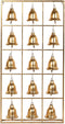 Wanddecoratie Home ESPRIT Gouden (Afzuig)kappen 50 x 10 x 97 cm