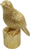 Vogel m/geluid Karolus XS goud