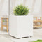 vidaXL - Plantenbak - 60x60x72 - cm - massief - grenenhout - wit