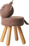 Kruk Crochetts Bruin 34 x 55 x 34 cm Beer