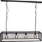 Urban Interiors Frame Gaas Hanglamp 4 lichts Zwart - Metalen frame - 120x25x145