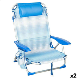 Strandstoel Aktive 51 x 76 x 45 cm (2 Stuks)