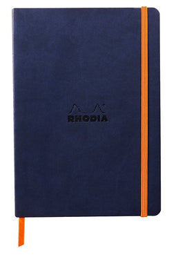 Rhodia - Notitieboek a5 lijn 80 vel 90gr nachtblauw