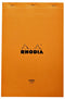 Rhodia - Schrijfblok a4 80vel geel lijn | 5 stuks