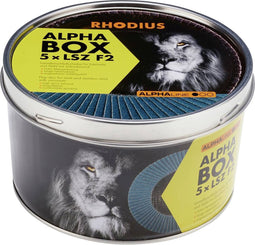 Rhodius 209315 Rhodius LSZ F2 BOX-slijpschijf 125 x 22,23 mm K40 INOX schuin Diameter 125 mm N/A 5 stuk(s)