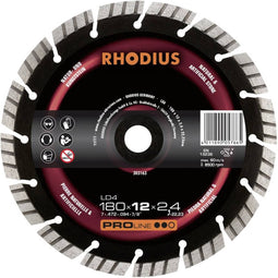 Rhodius 303164 Rhodius LD4 diamantdoorslijpschijf 230 x 12,0 x 2,4 x 22,23 mm Diameter 230 mm 1 stuk(s)