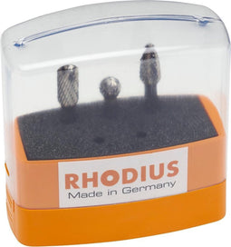 Rhodius HF SET 3 3-delige HM-Frezenset - 80x60x50mm