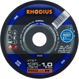 Rhodius Xt67 205600 Doorslijpschijf Recht 125 Mm 22.23 Mm 1 Stuks
