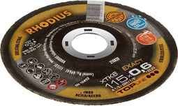 Rhodius XTK6 EXACT BOX 211301 Doorslijpschijf gebogen 115 mm 10 stuk(s) RVS, Staal