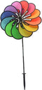 Rhombus Big Flower Regenboog Windvanger 48x73 cm