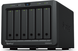 Synology DiskStation DS620slim - NAS Network Storage - Intel Celeron J3355 2 GB RAM - Zwart