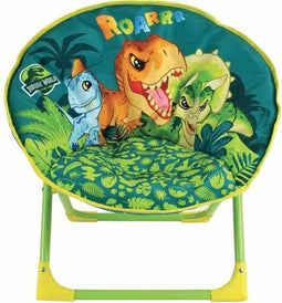 FUN HOUSE JURASSIC WORLD Zetel maan dinosaurussen - Opvouwbaar - H.47 x B.54 x D.42 cm - Voor kinderen