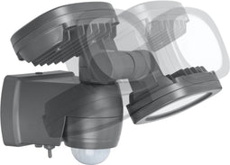 Brennenstuhl LED Batterij Buitenlamp LUFOS / Draadloze LED Buitenlamp met sensor en Batterij (met 8 Brand LED's, 2x 240 Lumen, voor buiten IP44, met extra functie instelling)