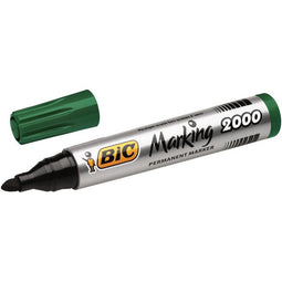 Bic Permanentmarker 2000 Groen Pk/12.