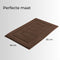 AKSA Home® Badmat 50x80 cm - Douchemat antislip - Badmat antislip - Badkamermat - Bruin