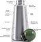 Lund - Skittle Drinkfles Dubbelwandig 500 ml Adventure - Roestvast Staal - Zilver