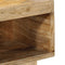 vidaXL - Nachtkastje - 50x27x50 - cm - massief - ruw - mangohout