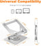 GB1050-1 Laptop Stand, geventileerd, met draaibare basis, draagbaar, in hoogte verstelbaar, compatib