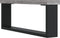 vidaXL - Nachtkastje - 40x30x50 - cm - bewerkt - hout - grijs - sonoma - eikenkleurig