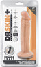 Blush Dildo Love Toy Dr. Skin Plus 6 Inch Posable Dildo Vanilla beige