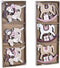 Kerst Decoratie Set DKD Home Decor Hout MDF (21 x 8,2 x 1,5 cm) (8 cm) (2 Stuks)